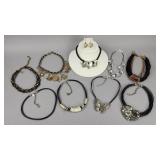 Chico Designer Cord Leather Bead Necklaces