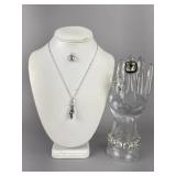 Silver Prasiolite Green Amethyst Vermarine Jewelry