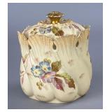German Royal Rudolstadt Porcelain Biscuit Jar
