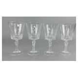 4 Cristal Dï¿½Arques Regency Crystal Wine Glasses