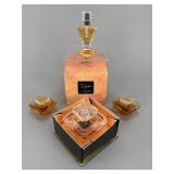 Lancï¿½me Trï¿½sor Mini Perfume Bottles & Pin