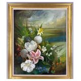 Dutch Golden Age Style Floral Still Life Painting