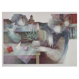 ï¿½lvar Suï¿½ol (ES, b. 1935) "Les Balustrades" Litho