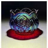 Indiana Glass Co ï¿½Heirloomï¿½ Carnival Rose Bowl