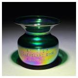 C. Gibson Co. Carnival Glass Miniature Spittoon