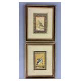 Pair of Copies of 17th C. Indian Mughal Paintings