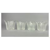 4 Glass Votive Holders