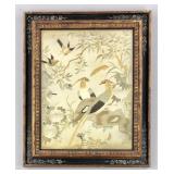 Chinese Guangdong Huaniaohua Silk Embroidery