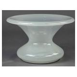 Antique French Pï¿½te de Riz Opaline Glass Spittoon