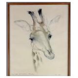 Klaus Meyer Gasters (GER, 1925-2016) Giraffe Litho