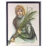 Framed 1970 Turner Wall Accessory Lithograph