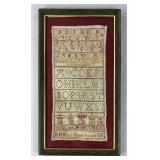 Early 19th C. Sampler "Mary Hope Age 9"