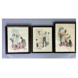 3 Framed 1916 & 1920 Cream of Wheat Advertisements