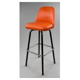 Mid Century Modern Comfort Lines Swivel Bar Stool