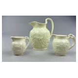 Wedgwood Creamware Pitcher Set