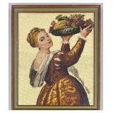 Needlepoint Piece Based on Titian