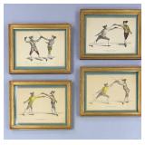After James Gwyn (UK 1700-1769) Pair Engravings