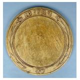 Antique Treenware Bread Cutting Board