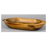 Antique Primitive Treenware Dough Bowl or Trencher