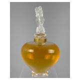 Lalique France Crystal Heart Perfume Bottle