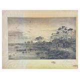Charles Huard (FR, 1874-1965) Hand-Signed Etching
