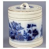 Cumberlidge Flow Blue Biscuit Jar