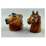 2 Mid-Century Japanese Made Horse Head Creamers