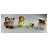 Turn-of-the-Century Figural Varied Animal Creamers