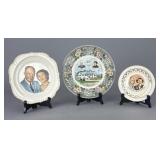 3 Eisenhower First Family Plates