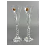 Y2K Cristal Dï¿½Arques "Millennium" Champagne Flutes