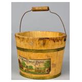 E. Murdock & Co. Miniature Wood Advertising Bucket