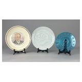 3 Dwight Eisenhower Plates, Republican Centennial