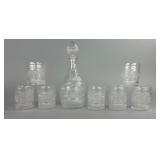 Metropolitan Museum of Art Glass Barware Set