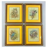 Basil Ede (ENG, 1931-2016) 4 Framed Bird Prints
