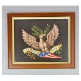 1976 USA Bicentennial Liberty Eagle Needlepoint