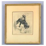 R.H. Palenske (AM,1884-1954) "The Outlaw" Print