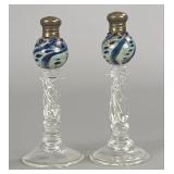Venetian Style Art Glass Salt and Pepper Shakers