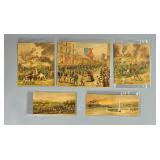 5 Spanish-American War Chromolithographs