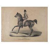 Emil Volkers (DE, 1831-1905) Equestrian Litho