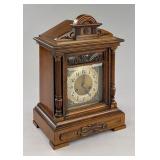 Antique Junghans Westminster Walnut Bracket Clock