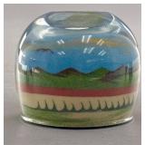 Sand Art Paperweight Rainbow Way Ltd. (New Mexico)