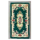 Hooked French Aubusson Style Rug 3ï¿½4ï¿½ x 1ï¿½9ï¿½