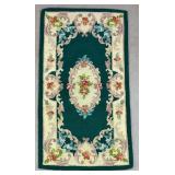 Hooked French Aubusson Style Rug 2ï¿½11ï¿½ x 1ï¿½10ï¿½
