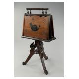 19th C. Victorian Walnut Sheet Music Stand
