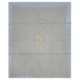 Lace Tablecloth with Floral Motifs