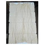Crocheted Textile with Fringe