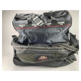 Two Black Fabric Duffel Bags