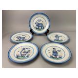 M.A. Hadley Ceramic Plates Set
