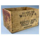 Wilson & Co. Wooden Crate