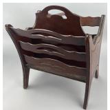 Wooden Magazine Rack